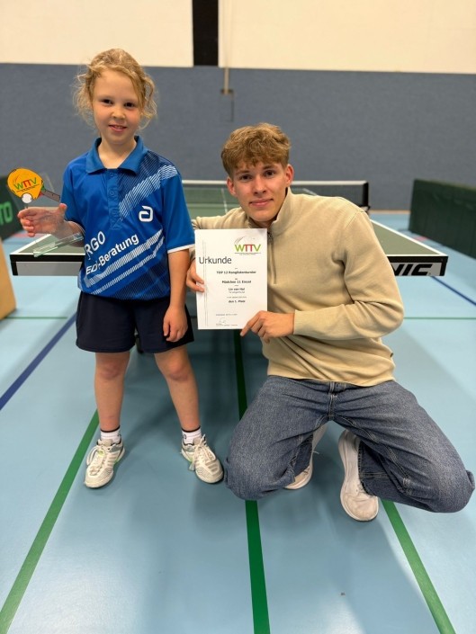 Liv mit ihrem Trainer Jonas